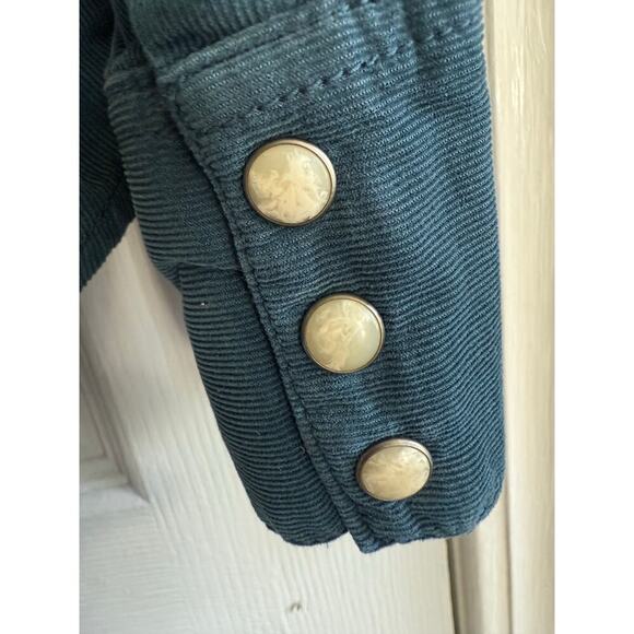 Men’s True Grit Cotton Western Corduroy Button Up Pearl Snap Green size XXL - Picture 5 of 7